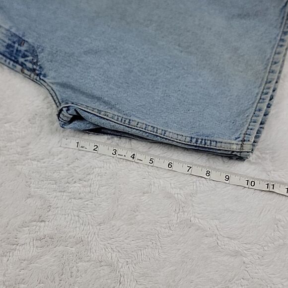 Vintage‎ TOMMY HILFIGER Big Tag Baggy Fit Jean Shorts [SIZE 33] - Picture 9 of 9